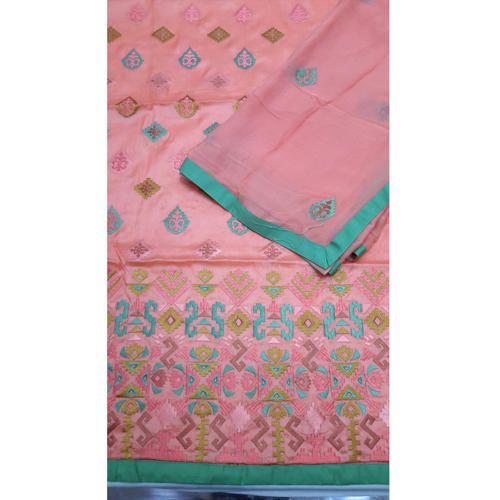 9189 Unstitched Tussar Silk Suit