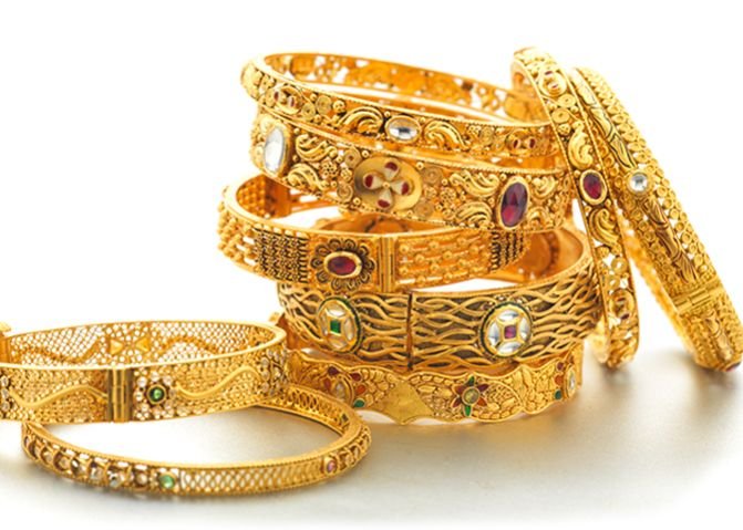 Gold Bangles 01