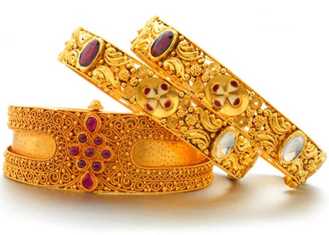 Gold Bangles 02