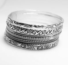 Silver Bangles 01