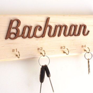 Wooden Key Holder 02