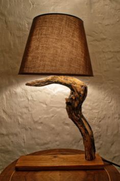 Wood Table Lamp 02