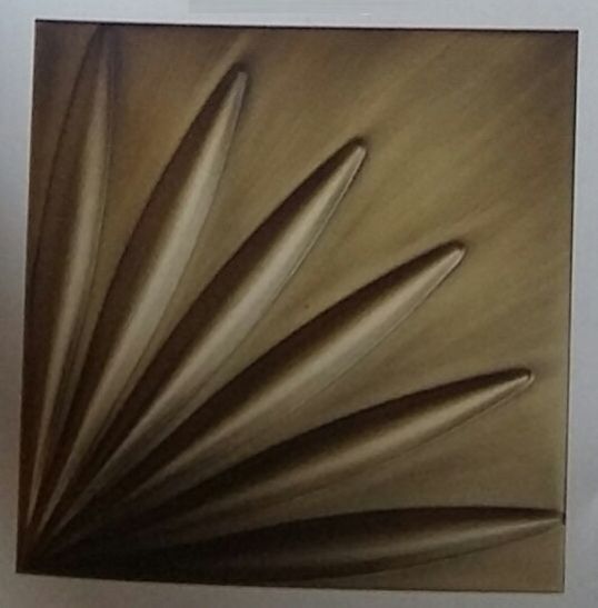 1822 Decorative Brass Wall Panel