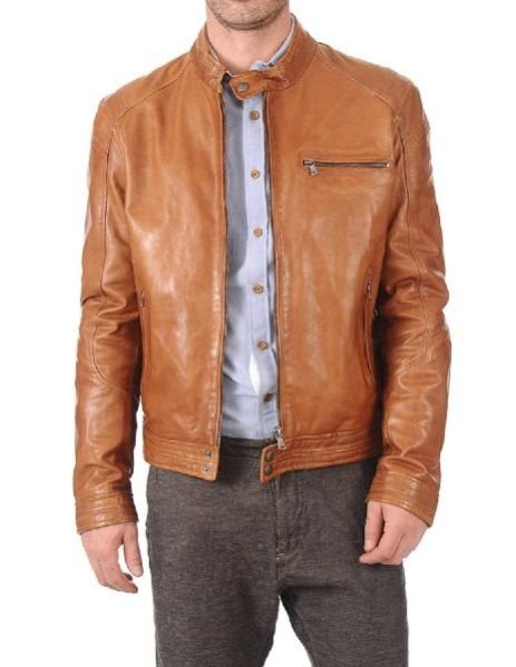 Mens Leather Jacket 34