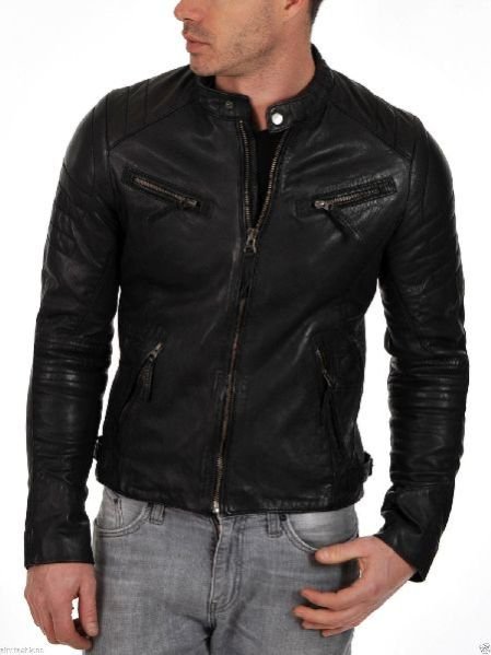 Mens Leather Jacket 38