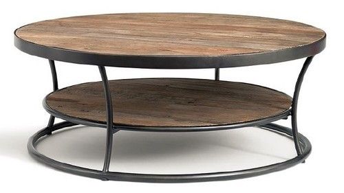 Wooden Round Coffee Table 01