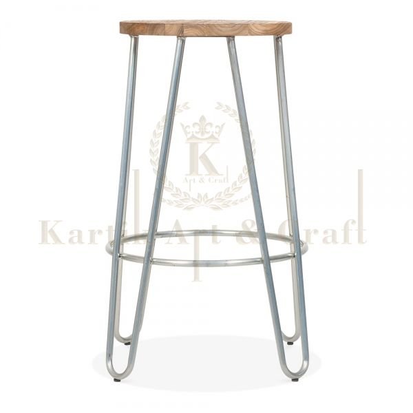 Wooden Round Stool 02