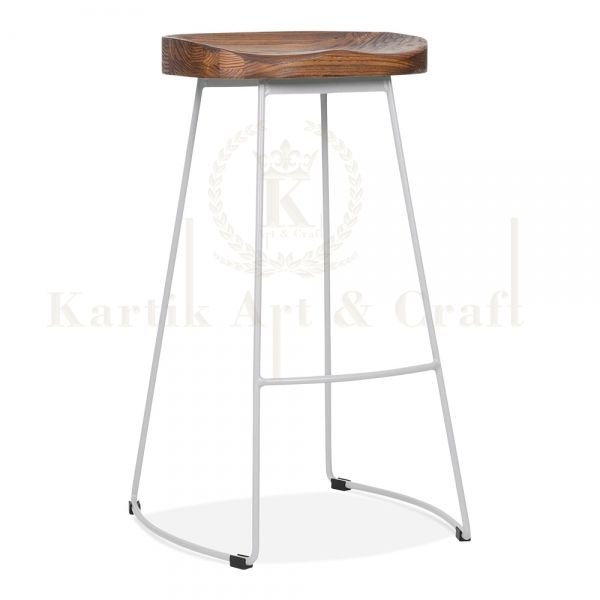 Wooden Round Stool 03