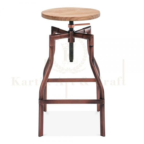 Wooden Round Stool 04