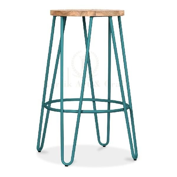 Wooden Round Stool 05