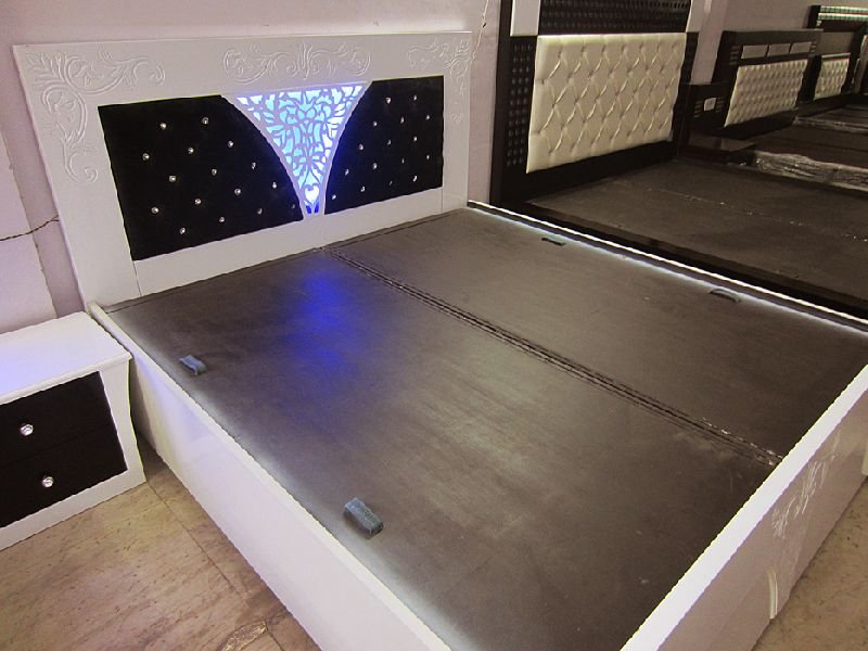 RDB-227 Wooden Bed With Side Table