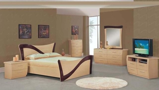 RDB-228 Wooden Bed With Side Table