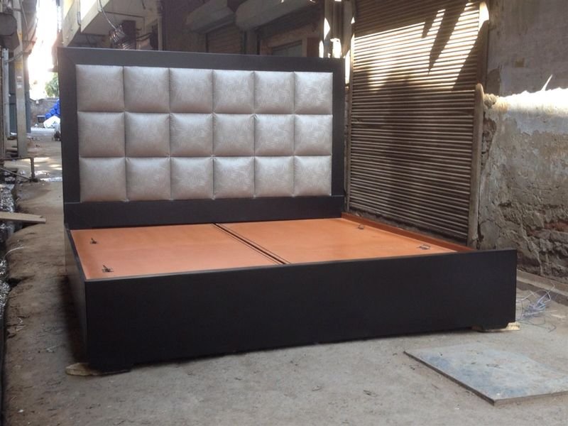 RDB-237 Wooden Bed With Side Table