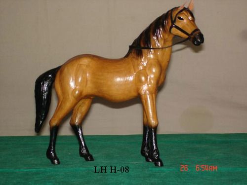 LH H-08 Leather Handicraft Horse Statue