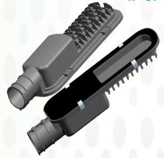 LED Street Light Fixtures In Glass 01