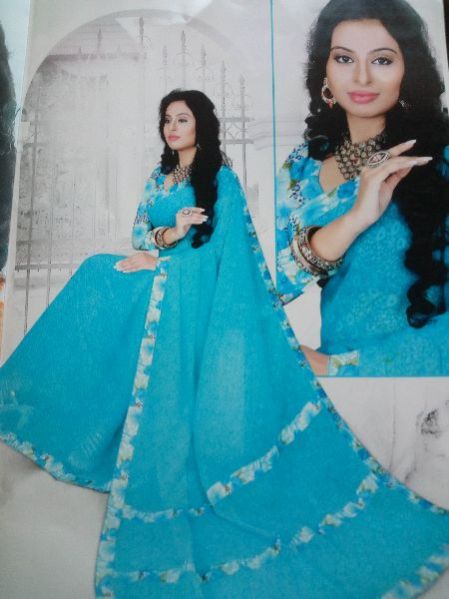 Georgette Saree (D. No. 001)