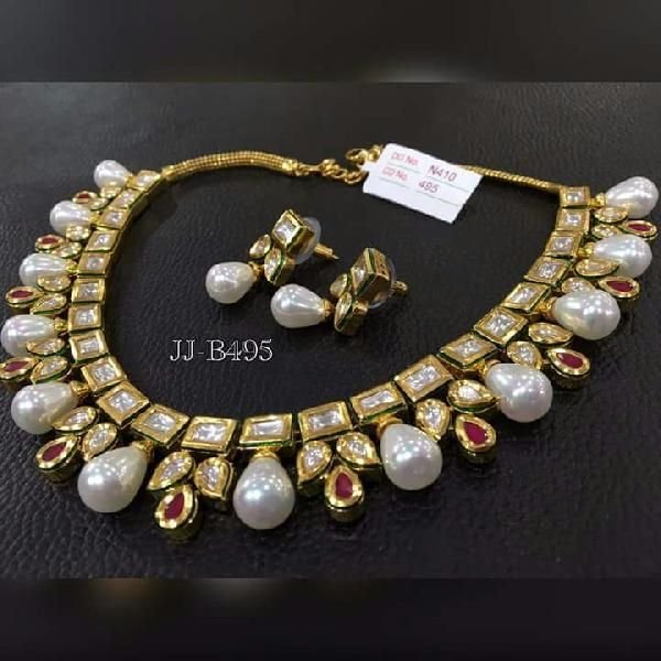 Pearl Necklace Set (JJ-B495)