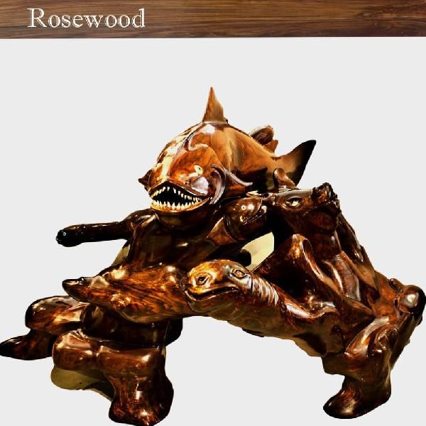 Artistic Shark - Rosewood Root Unique Piece
