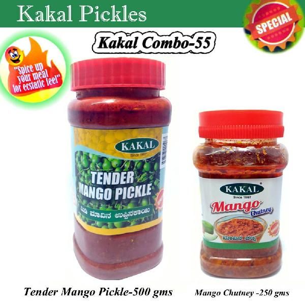 Kakal Combo - 55 (Tender Mango-500 gms and Mango Chutney -250 gms)