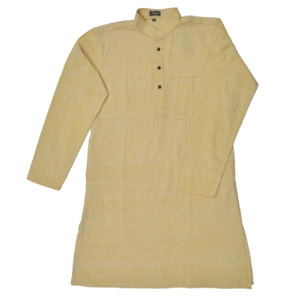 Shyli Mens Kurta - Light Yellow