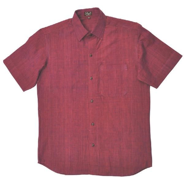 Shyli Mens Shirt - Light Maroon