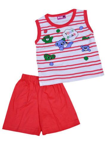 Boys Sleeveless T-Shirt & Short Set 01