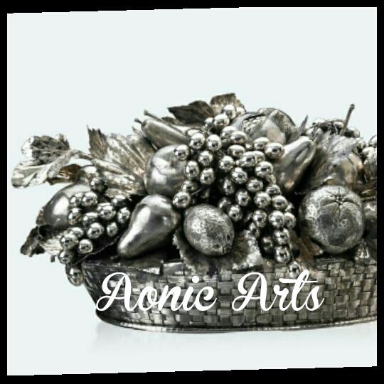 Silver Inlay Fruit Basket 01