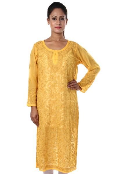 Ladies Lucknowi Long Kurti (10654)