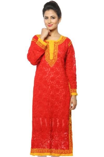 Ladies Lucknowi Long Kurti (13)