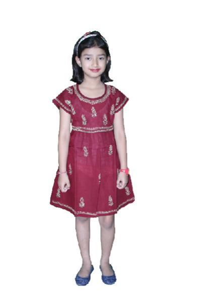 Girls Cotton Frock  (25)
