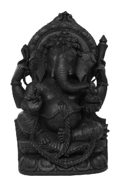 Black Ganesha Statue 02
