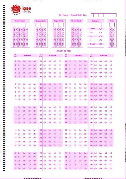 OMR Sheet Printing Services 01