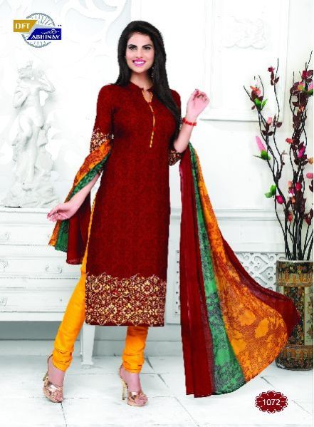 1072 Casual Dress Material