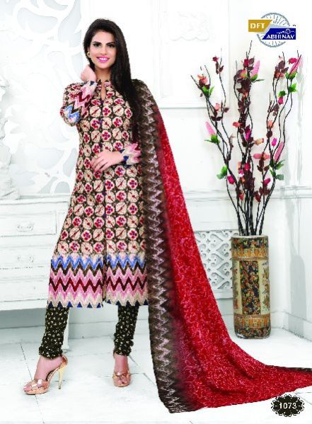 1073 Casual Dress Material