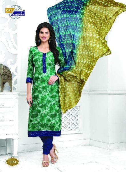 1074 Casual Dress Material