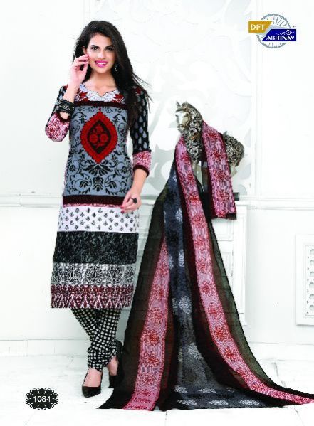 1084 Casual Dress Material