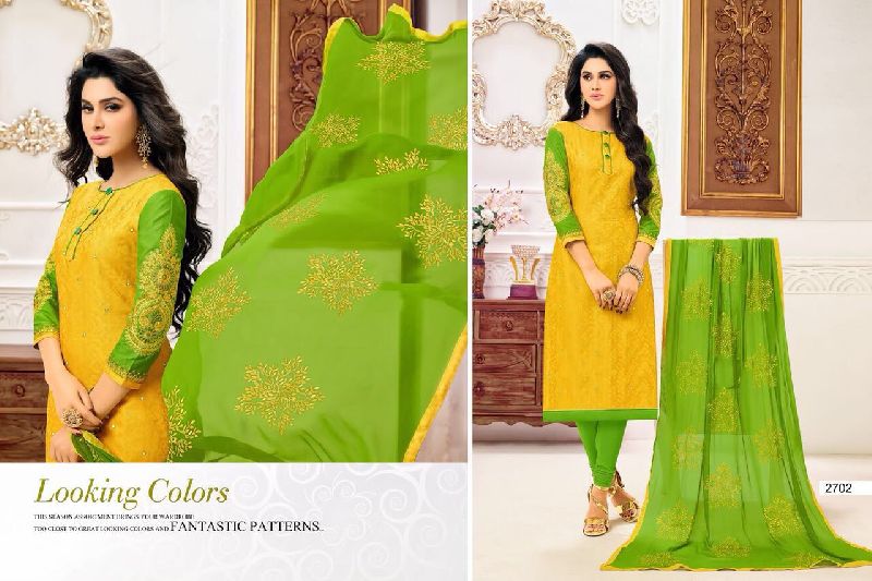 2702 Casual Dress Material