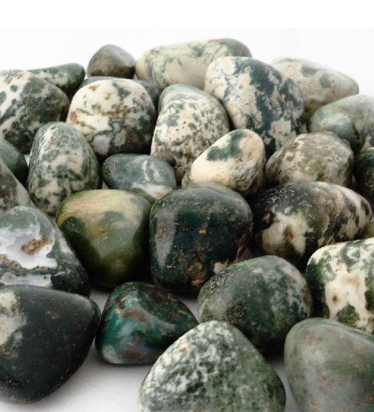 Green Polished Pebbles
