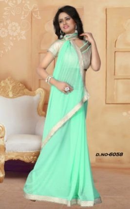 Cotton Silk Saree (6058)