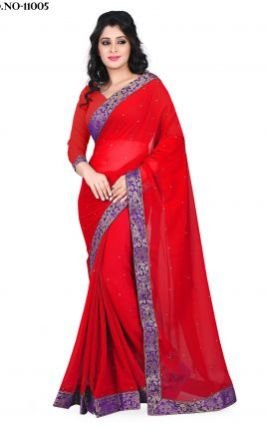 Georgette Saree (11005)