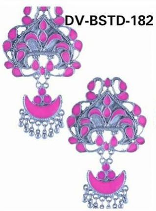 DV-BSTD 182 Designer Stud Afghani Earrings