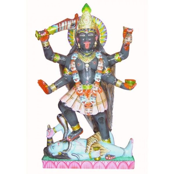 Kali Mata Marble Statue 04