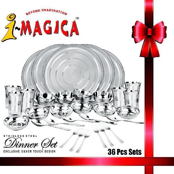 36 Pcs Stainless Steel Dinner Set 01