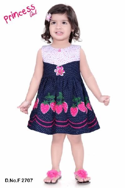 Girls Cotton Frock (2707)