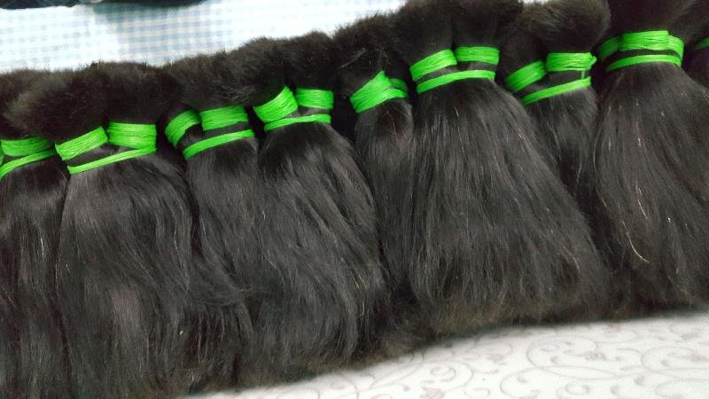 Double Drawn Human Hair 01