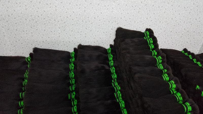 Double Drawn Human Hair 04
