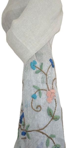 Hand Embroidered Scarf 01