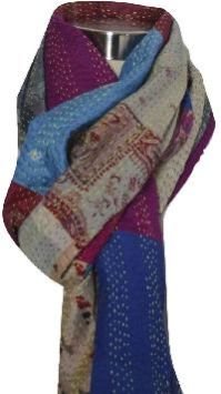 Kantha Silk Scarf (X380)