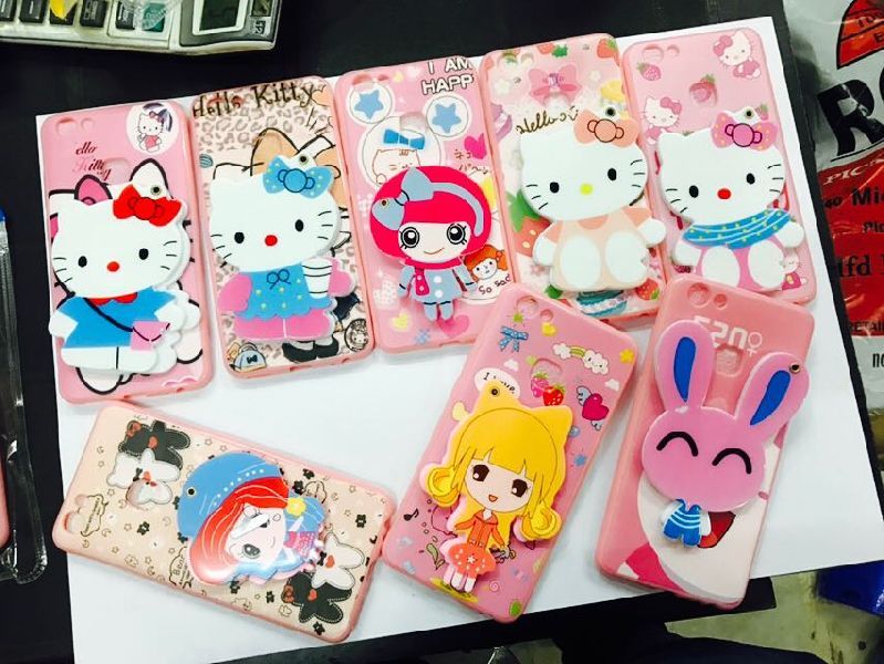 Mirror Hello Kitty Mobile Phone Back Cover