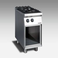 Gas Open Burner w/open cabinet NGTR 4 - 90 DF GR